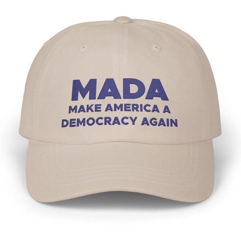 MADA Make America a Democracy Again Hat (Purple Embroidery)