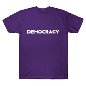 Democracy T-Shirt, Purple